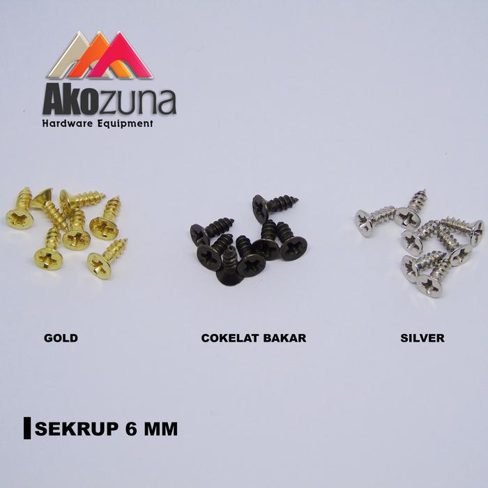 "New" SEKRUP MINI SKRUP KECIL UKURAN 6 MM 100 PCS