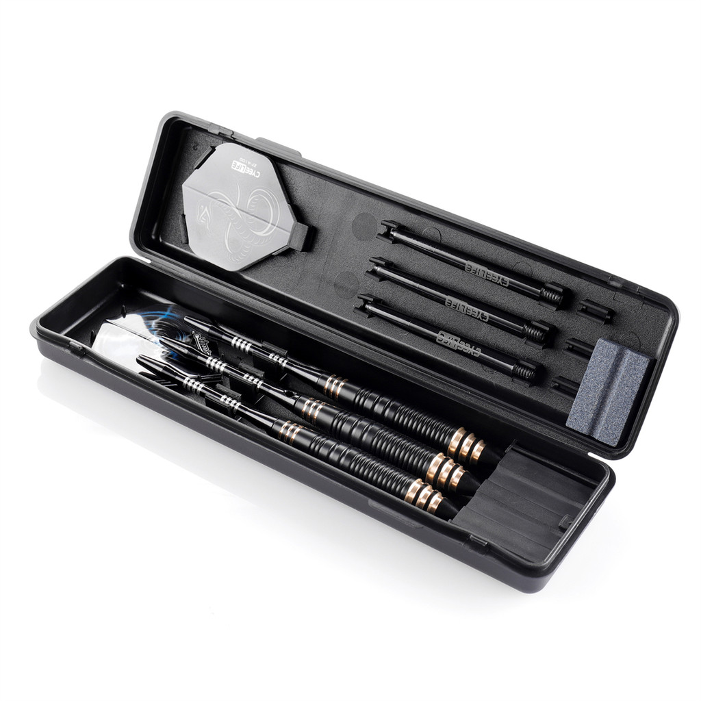 CyeeLife 26g Professional Dart Set 3PCS Steel Tip Darts Flights Anti-Fall Hard Dart Pure copper Dart