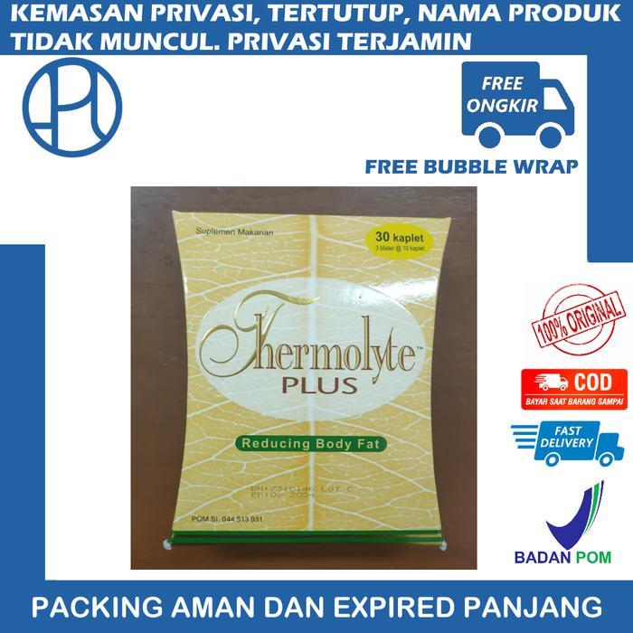 Terbaru THERMOLYTE PLUS PER BOX ISI 30 KAPLET Suplemen Makanan untuk Turun Berat Badan & Membakar
