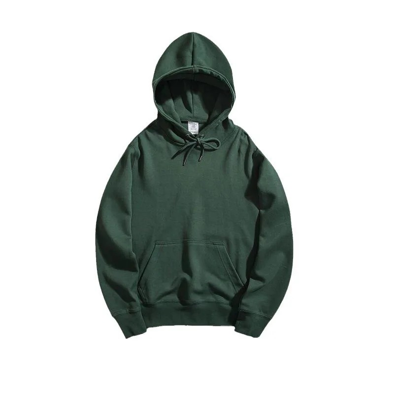 Minggreen Heavy Duty Solid Color Sweatshirt Autumn/winter Men Women's Couple Style Oversize Hooded