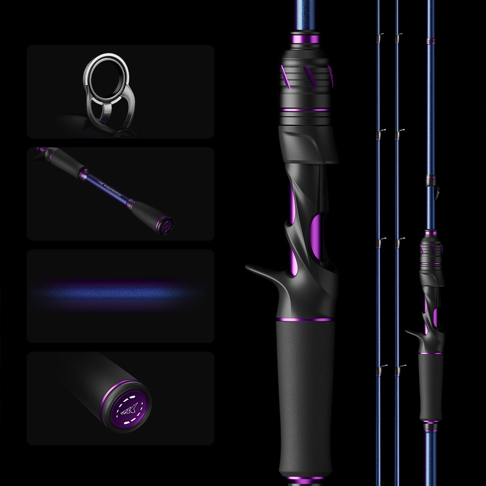 KastKing Royale Legend III rod Carbon Spinning Casting Fishing Rod with 2.13m2.4m Baitcasting Rod