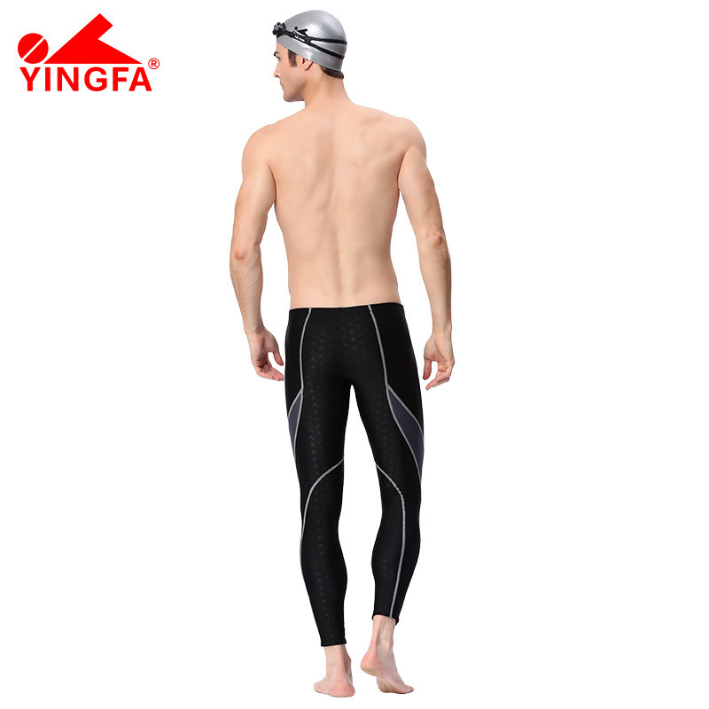 Yingfa Sharkskin Racing Training Swimwear Full Leg Swim Pants Tights chlorine resistant training