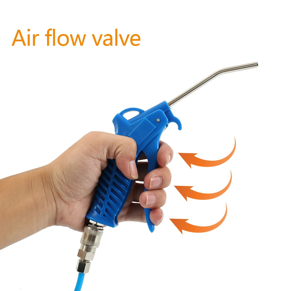 AIR BLOW GUN BLOWING AIRSOFT GUNS HAND HELD PNEUMATIC CLEANING TOOL DUST SPRAY PORT DUSTER CLEAN