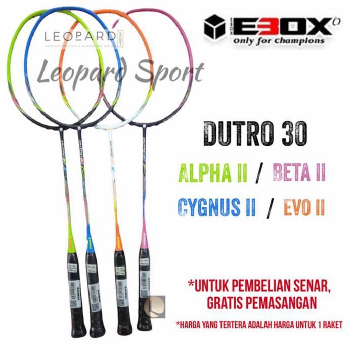 TerbaruBest Seller Raket Badminton Ebox Dutro 30 Alpha/Beta/Cygnus/Evo/Raket Bulu Tangkis