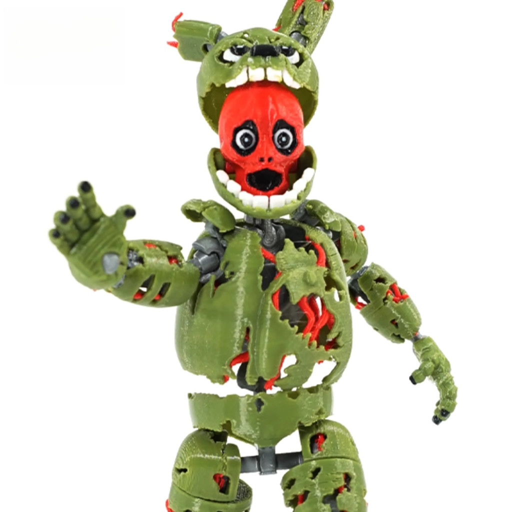 FNAF Freddy Fazbear's Pizza Springtrap Toys 3D Printed Action Figures Anime Model Lucky Dummy 13