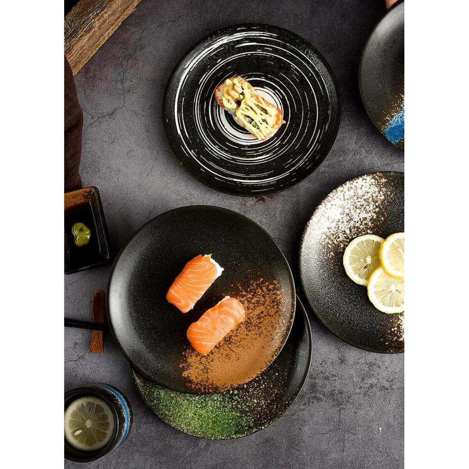 Piring Keramik classic Jepang / prop photo piring keramik