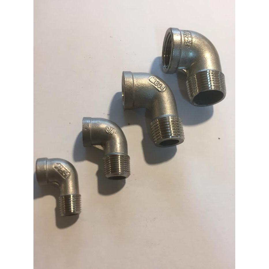 Street Elbow Stainless 2 1/2 Inch