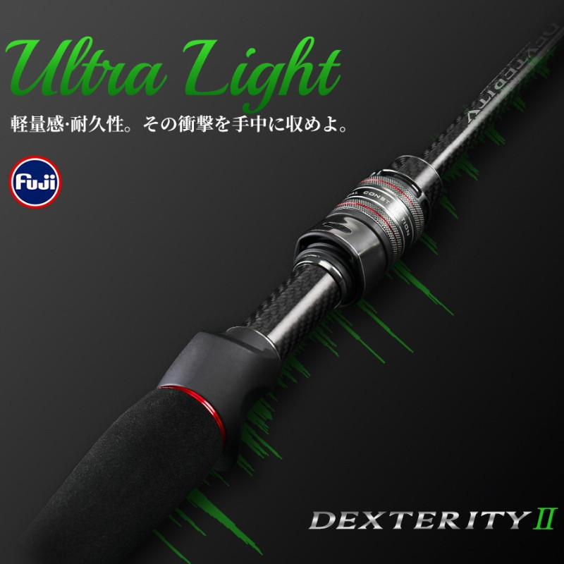 TSURINOYA Spinning Casting Fishing Rod DEXTERITY 632UL 1.89m FUJI Light Game Ajing Rod Fast Action