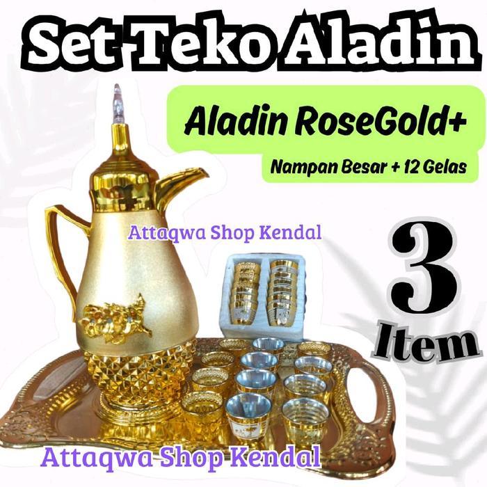 Set Teko Arab Sultan Set Teko Aladin 3 Item