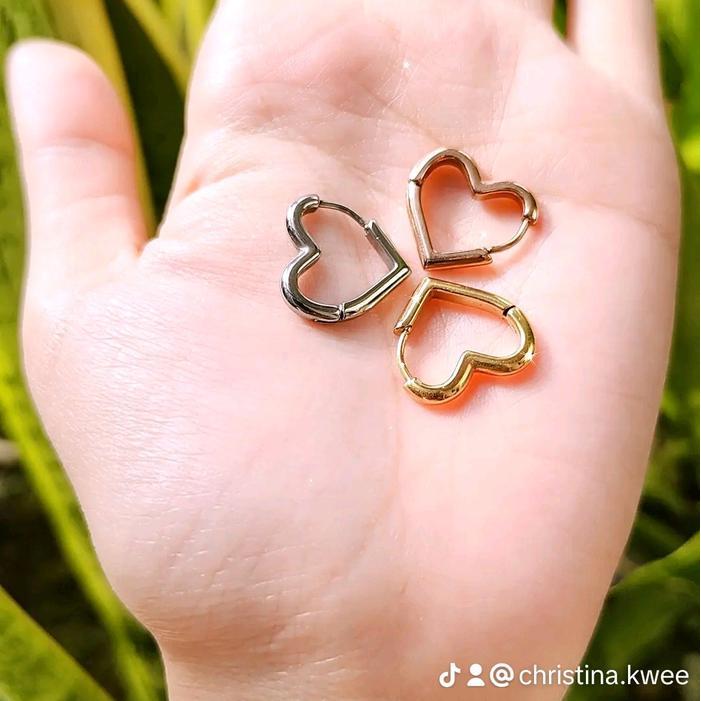 ANTING Titanium HATI BOLONG UTUH - 161