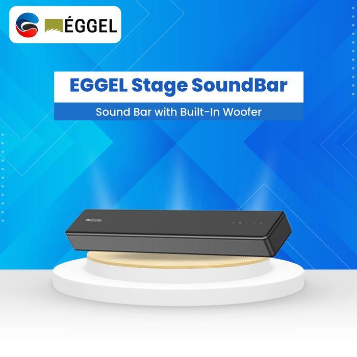 EGGEL Stage SoundBar / Sound Bar with Built-In Woofer