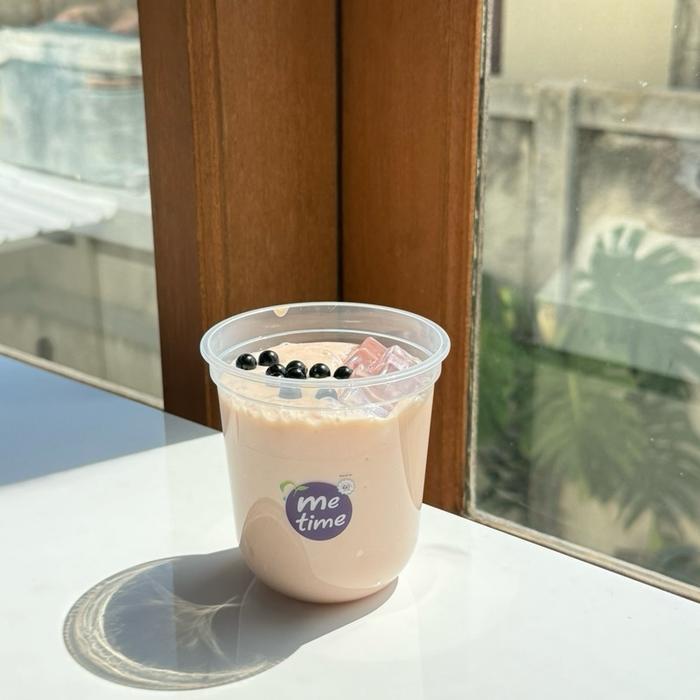 Me Time (Brown Sugar Boba Milk Tea) By Slime Toddler Mix Slime Tofu 150Ml & Slime Jiggly 150Ml Slime