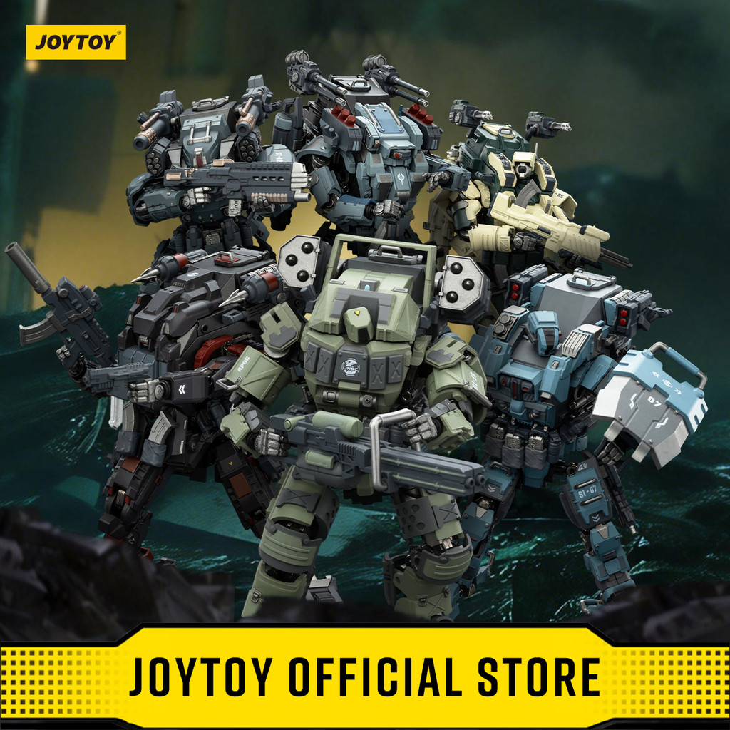 JOYTOY Dark Source 1/25 Action Figures APOC Series Annihilator Falcon Iron Assault Bedrock Sentence