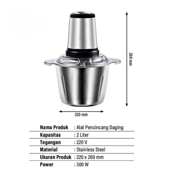 VISHAL JUMBO CHOPPER BLENDER ELEKTRIK PENGGILING PENGGILING MIXER