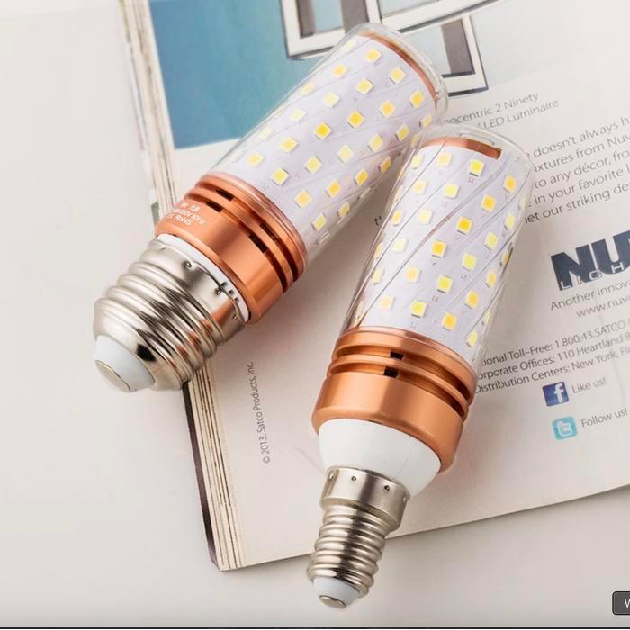 "New" RABBIT Lampu Bohlam LED Jagung 3 Warna Cahaya Fitting E27 & E14