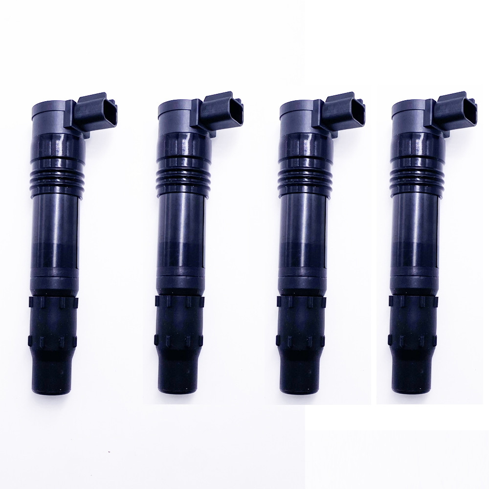 4PCS IGNITION COILS 21171-0005 FOR KAWASAKI NINJA ZX-10R ZX10R ZX1000 2004-2015 ZX-14 ZX-14R ZX1400