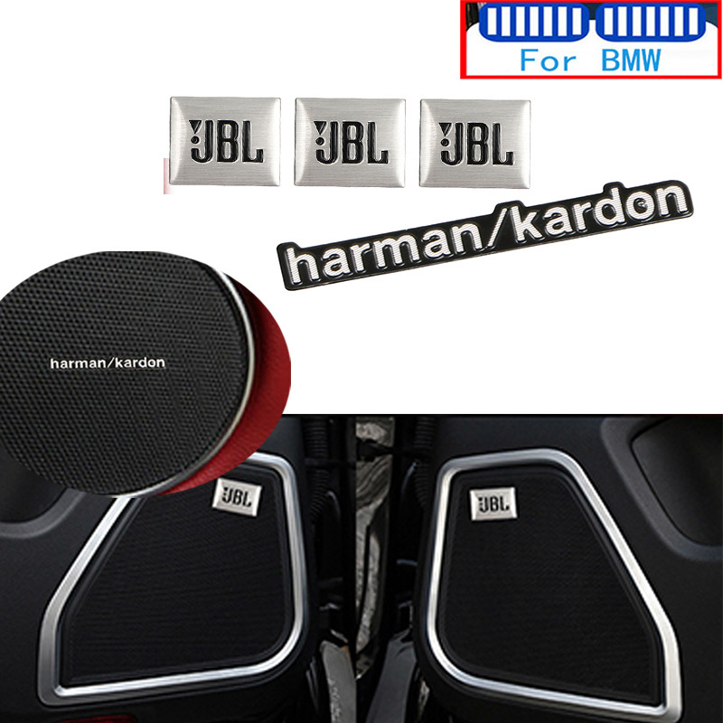 car interior sticker 3D UBL harman/kardon- audio stickers for 8MW M3 M5 E36 E92 E30 E34 E70 E87 E34 