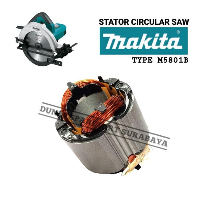 Stator Circular Saw Makita M5801B / Bantalan Rumah Armature M 5801 B
