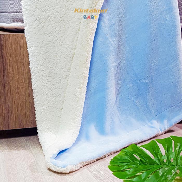 Kintakun Baby Selimut Sherpa Non Foil Bayi Bulu Halus Tebal Empuk Baby Blanket 76X102Cm - Blanket