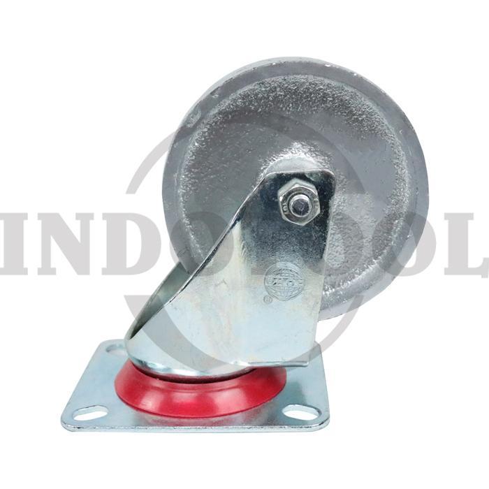 RODA BESI 4 " HIDUP /RODA TROLLEY BESI/ RODA TROLI (BERPUTAR)