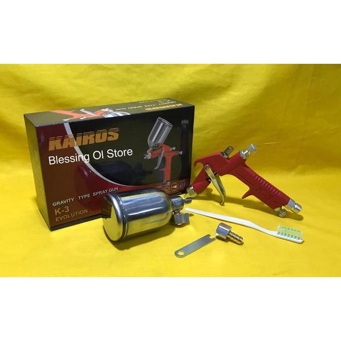 SPRAY GUN TABUNG ATAS K3 / SPRAY GUN K3 KAIROS