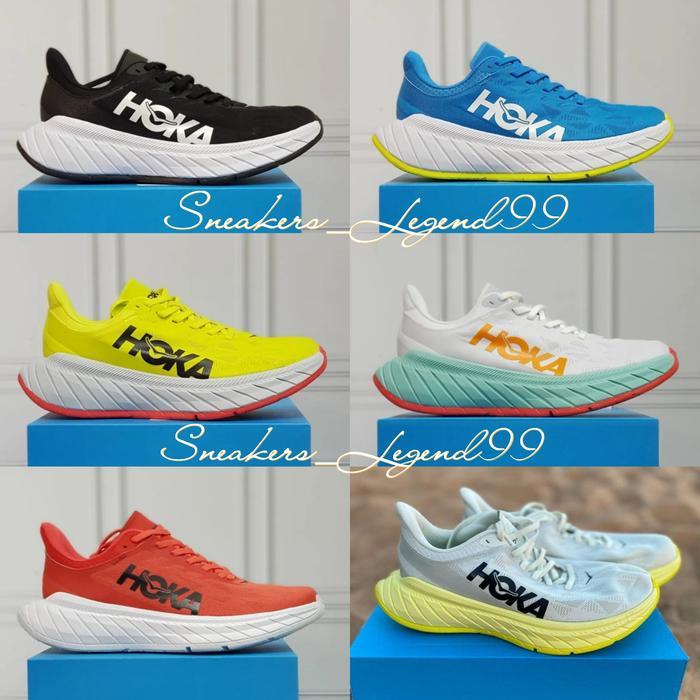 Sepatu Running Pria Hoka Carbon X2 Premium Import High Quality
