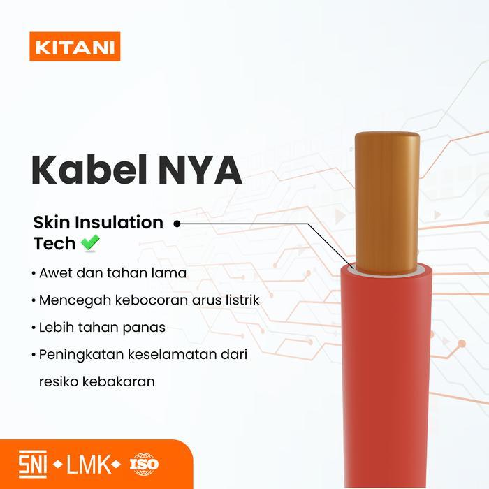 KITANI - NYA 2.5 mm - 50 Meter - Kabel Listrik Tembaga Kawat