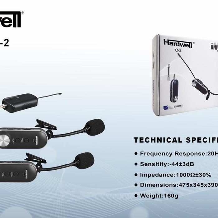 MIC IMAM MASJID WIRELESS 2 MIC JEPIT