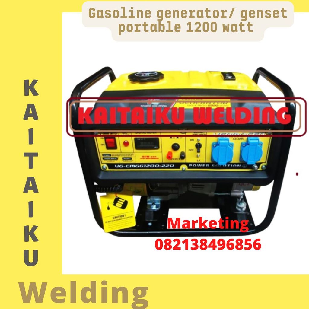 HARGA PROMO SPESIAL (GARANSI UANG KEMBALI KLAU ADA RUSAK ATAU TIDK SESUAI) Genset Bensin GASOLINE GE