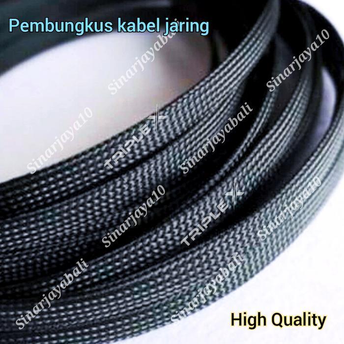 pembungkus kabel jaring sleeve cable braided sleve sleeved sleeves selongsong kabel bungkus motor