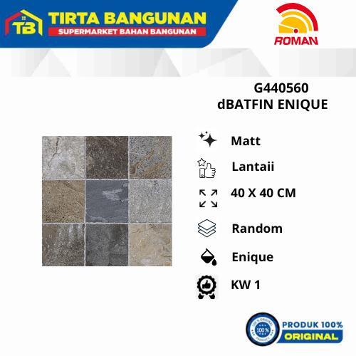 ROMAN KERAMIK 40 X 40 CM FLOOR TILE G440560 dBAFFIN UNIQUE / KERAMIK LANTAI KW 1