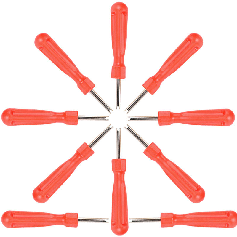 10pcs Tire valve core removal tool tire repair tool valve core wrench valve core screw driver