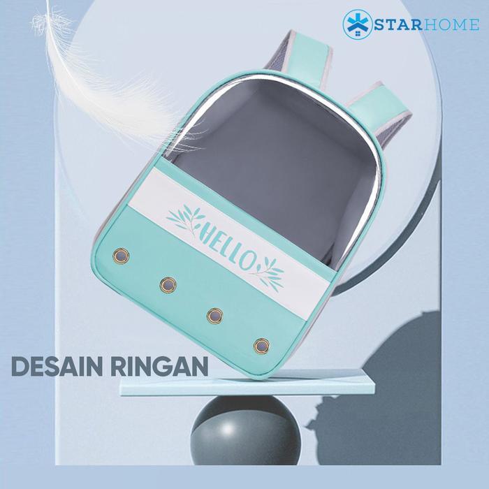 Starhome Tas Ransel Kucing Pet Cargo Travel Bag Nyaman Anti Air Tas Kucing Anjing Tas Travelling
