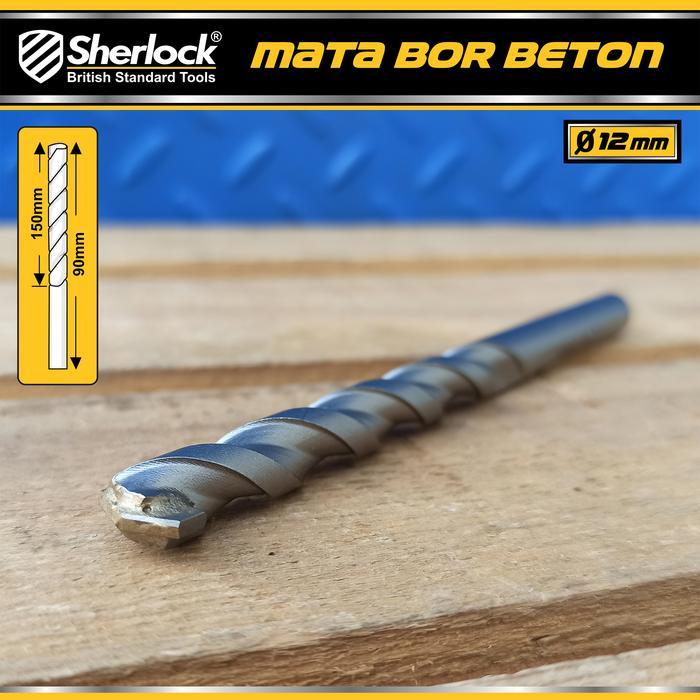 Mata Bor Beton TCT 12 MM ( mata terbuat dari TUNGSTEN CARBIDE TIPS)