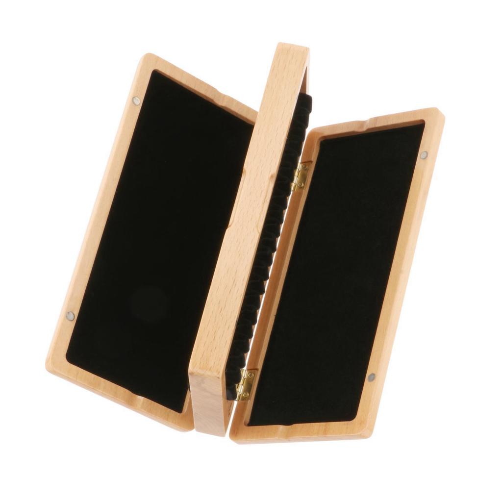 40 Slot Wooden Oboe Reed Case Breathable Storage Holder Organizer Box for Oboe Reed Protection Easy