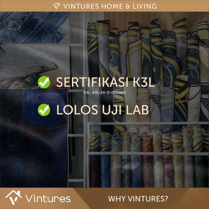 [150 X 100 Cm] Karpet Lantai Turki Premium / Karpet Permadani / Karpet Poliester / Karpet Vintures