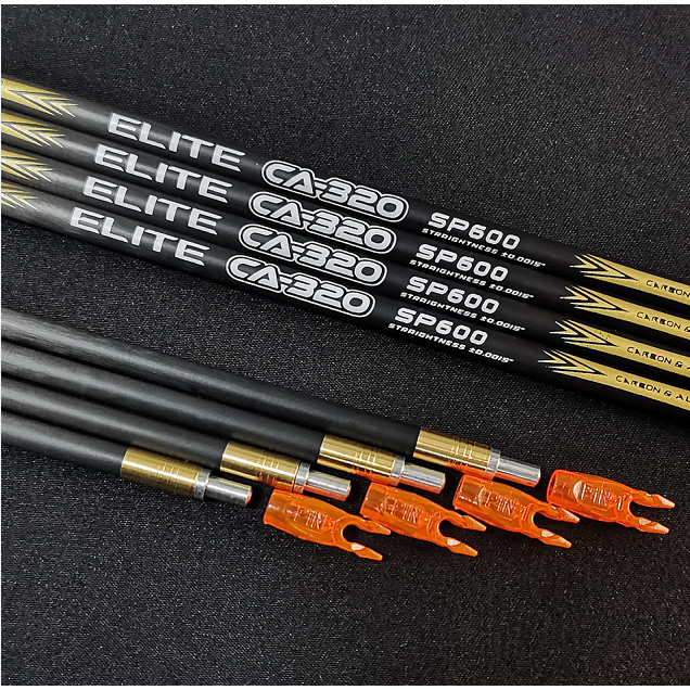 12pcs Pandarus Elite X10 CA320 Arrow Shaft ID3.2mm Barrled Design Arrow Tube Carbon Coated Aluminum
