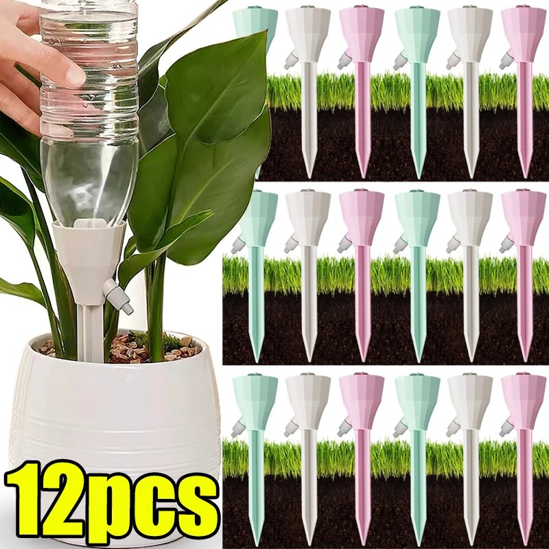 Plants Irrigation System Adjustable Drip Irrigation System Automatic Self Watering Spikes Indoor