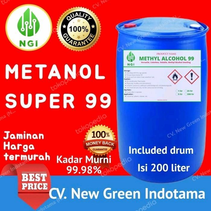 PELARUT PARFUM LAUNDRY / METANOL PEMBERSIH CAIRAN 1 DRUM 200 LITER