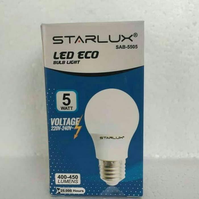 LAMPU BOHLAM LED 5W STARLUX ECO(Warm White)