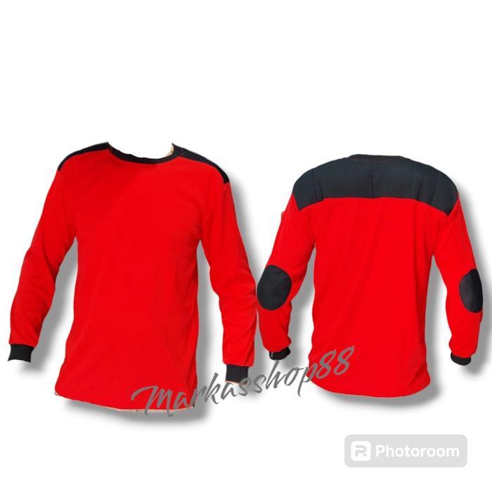 BAJU KAOS lengan panjang lapangan KAOS SECURITY busa di siku dan punggung KAOS lapangan TACTICAL