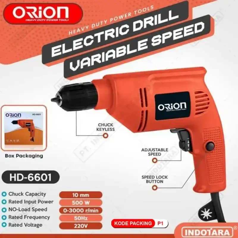 Orion HD-6601 Impact Drill Mesin Bor Listrik