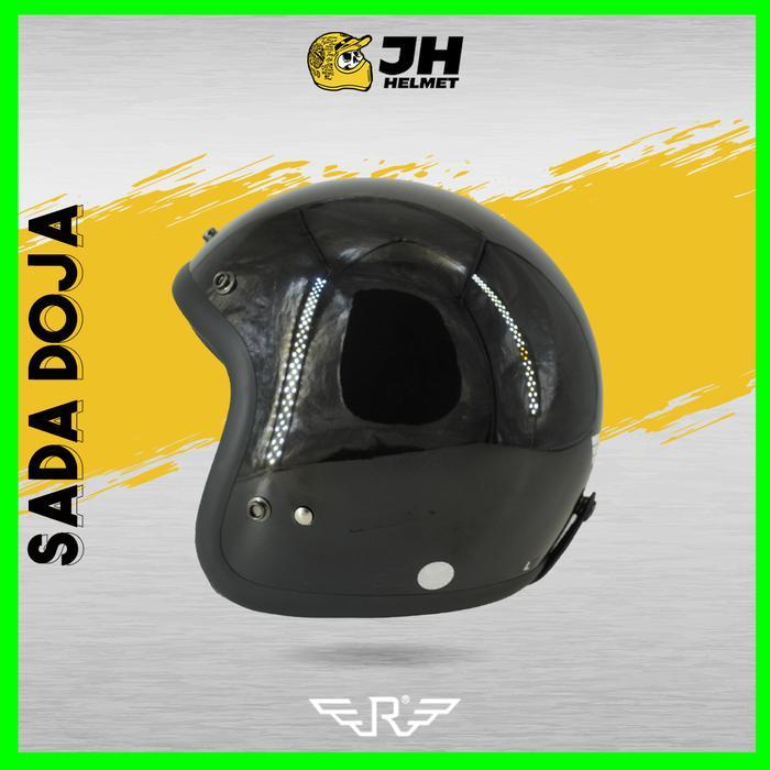 Helm Retro Doja Black (Helm Classic / Helm Bogo / Helm Vespa)