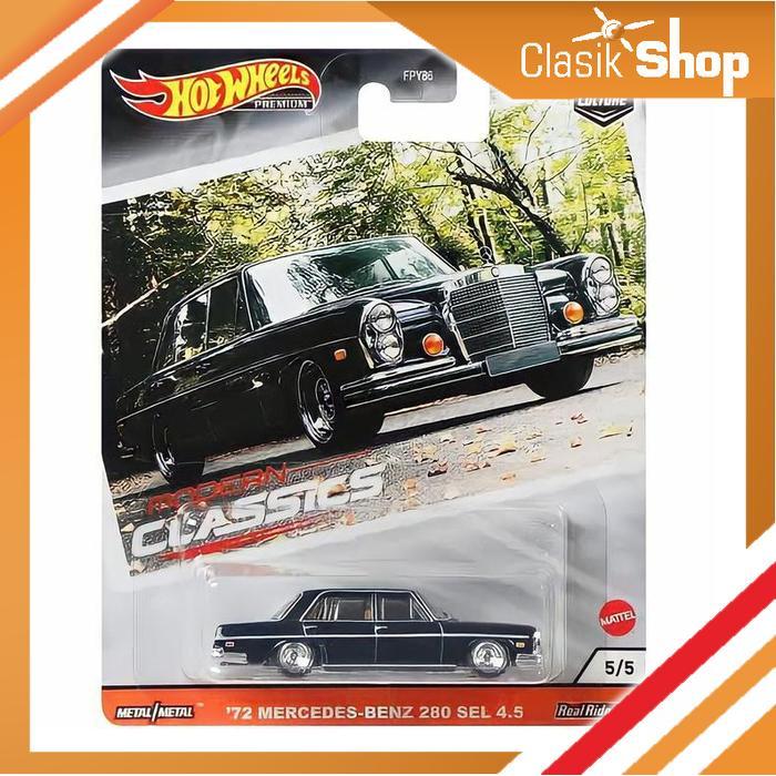 Hotwheels '72 MERCEDES BENZ 280 SEL 4.5 MODERN CLASSICS