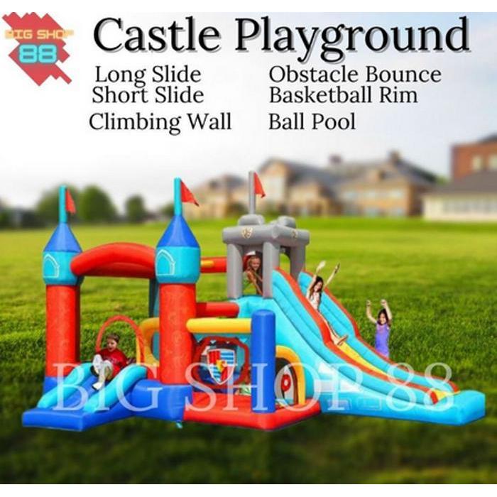 Rumah istana balon inflatable toys bouncy castle mainan balon anak