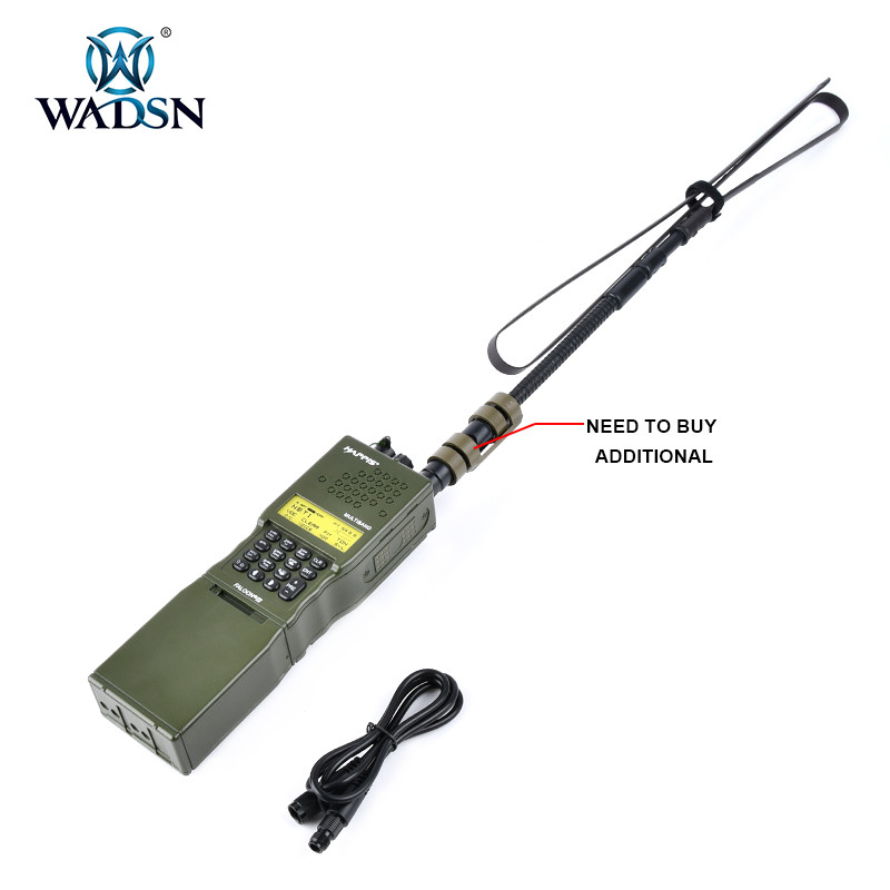 WADSN Tactical Military Softair Army Radio PRC 152 Dummy Radio Case Antenna Package Talkie Walkie
