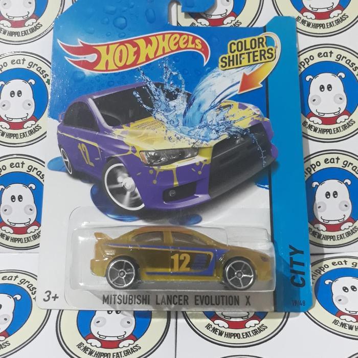 Hot Wheels Hotwheels Color Shifters Mitsubishi Lancer Evolution X Siap Kirim