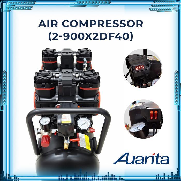 Mesin Kompressor Angin Auarita Silent Oilless Compressor 40liter - Mesin Kompresor