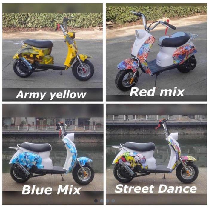 Motor Mini Scoopy Anak Lenka SC1 Motif 50cc Mesin Tarik