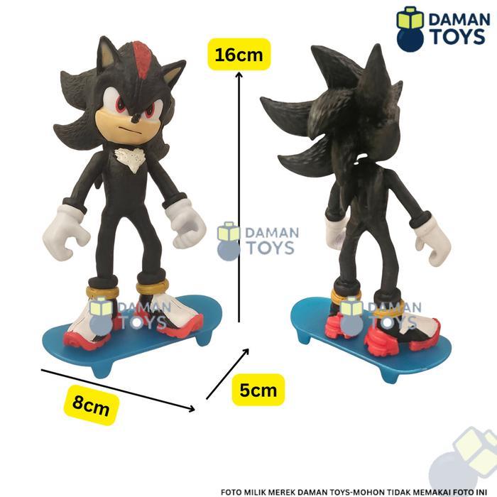 Ready Figure Sonic The Hedgehog Tails Shadow Knuckles Skateboard